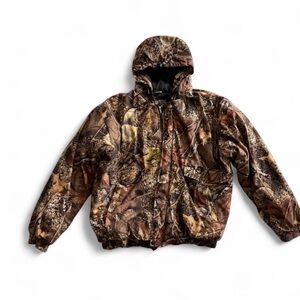 WFS Burly Camo Hooded Hunting Jacket XL Element Gear